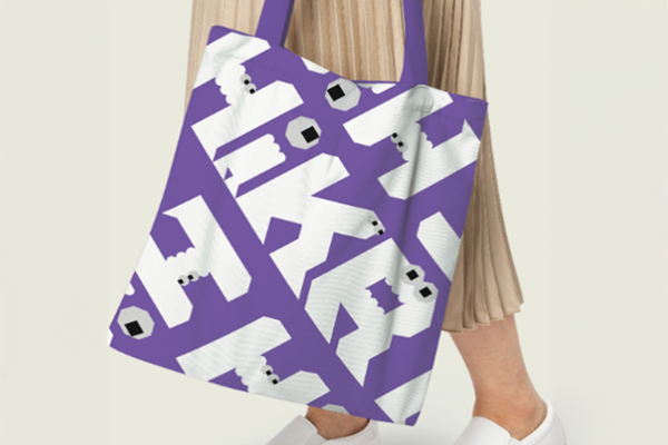 하이커 그라운드 에코백